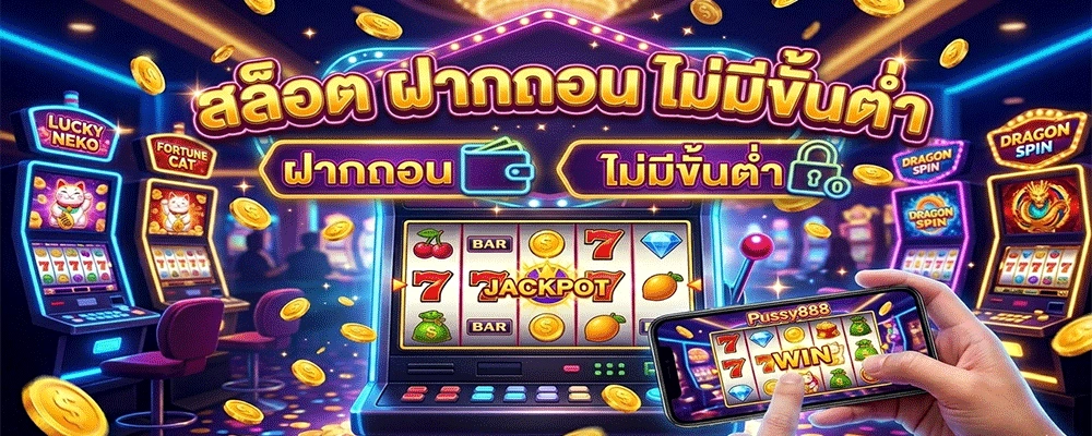 สล็อต ฝากถอน ไม่มี ขั้นต่ำ