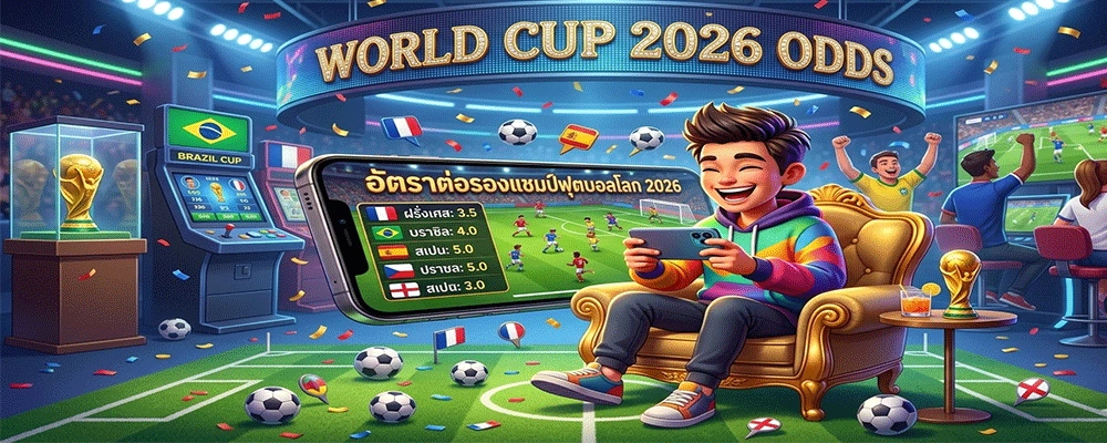 อัตราต่อรองแชมป์ฟุตบอลโลก 2026